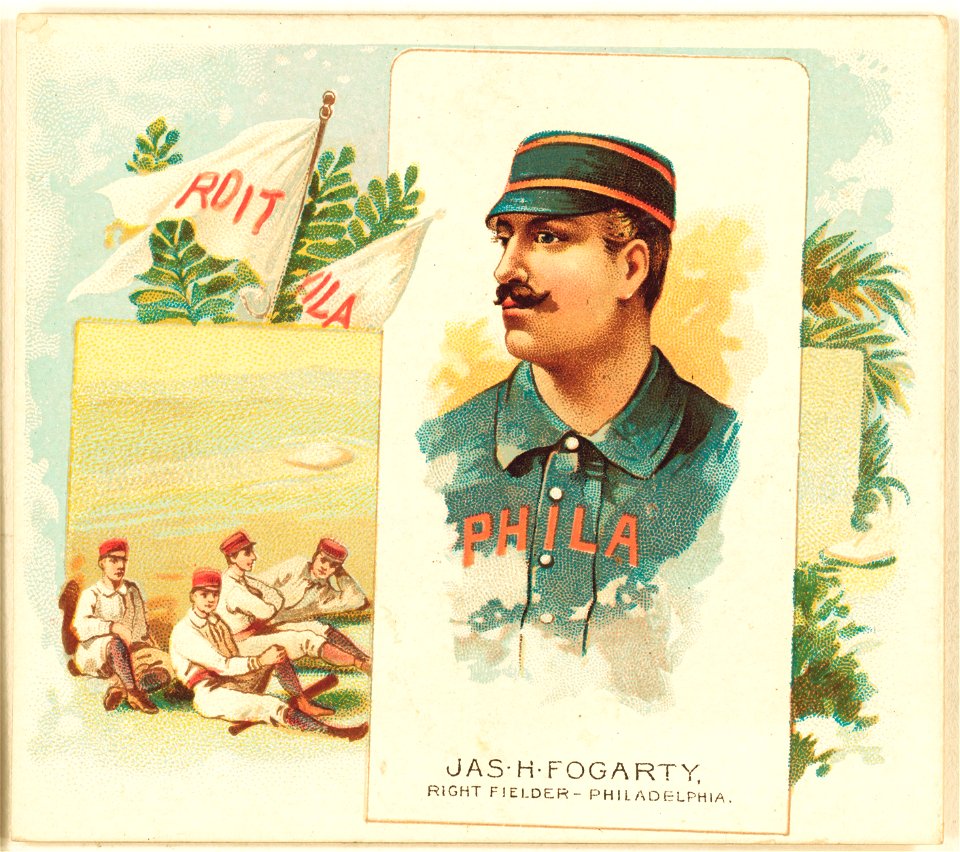 Jas. H. Fogarty, Philadelphia Quakers, baseball card portrait LCCN2007680735