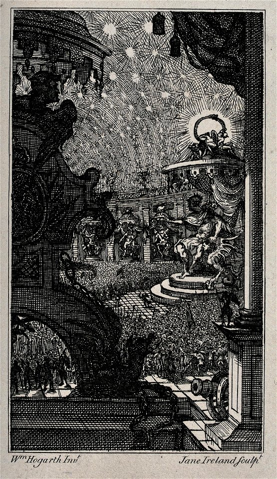 Jane Ireland after William Hogarth - The Council in hell
