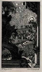 Jane Ireland after William Hogarth - The Council in hell
