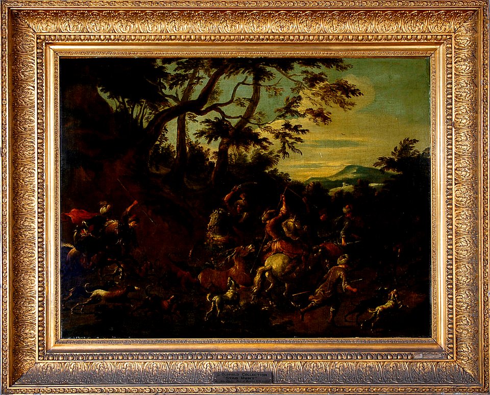 Jan Wyck - Stag Hunt - Sarjeant Gallery