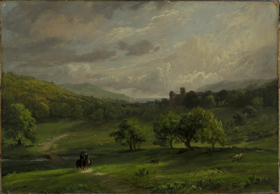 Jasper Francis Cropsey - Lulworth Castle - y1946-82 - Princeton University Art Museum