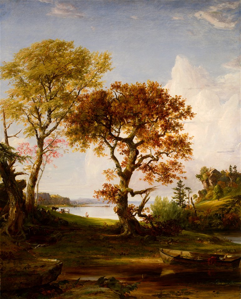 Jasper Francis Cropsey - The Hudson at Piermont - 27-1968 - Saint Louis Art Museum