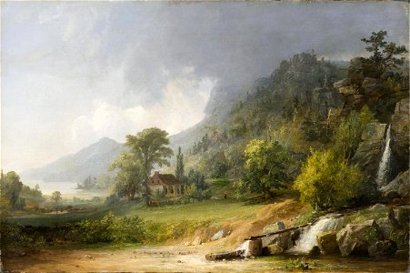 Jasper Francis Cropsey - Passing Shower on a Spring Afternoon - 1958.99.1 - Reading Public Museum
