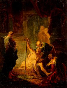 Januarius Zick - Petrus und Johannes heilen den Lahmgeborenen im Tempel - GG 9082 - Kunsthistorisches Museum