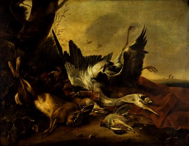 Jan-Baptist Weenix - Etalage de gibier mort - PPP2562 - Musée des Beaux-Arts de la ville de Paris