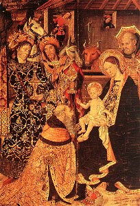 Jaume Huguet - Epiphany (detail) - WGA11795