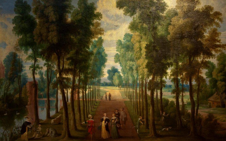 Jan Wildens (1586-1653) - Weg aan de oever van de stroom - Sevilla Bellas Artes 22-03-2011 12-05-54
