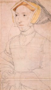 Jane Seymour by Hans Holbein the Younger. Free illustration for personal and commercial use.