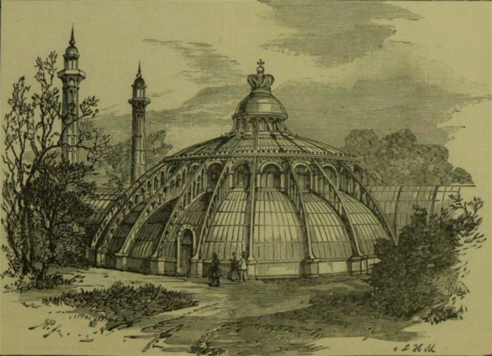 Jardin d'hiver des serres du château royal de Laeken - TILN