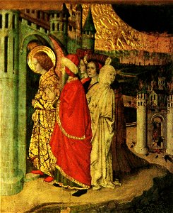 Jaume Huguet StBernardi Angel Custodi-Catedral BCN 0272