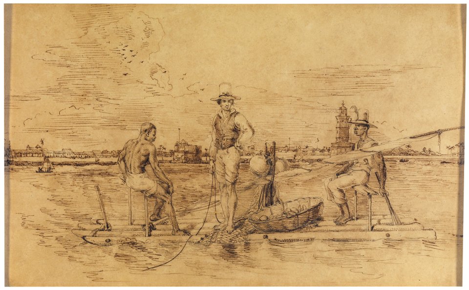 Jangada of Pernambuco, da Coleção Brasiliana Iconográfica