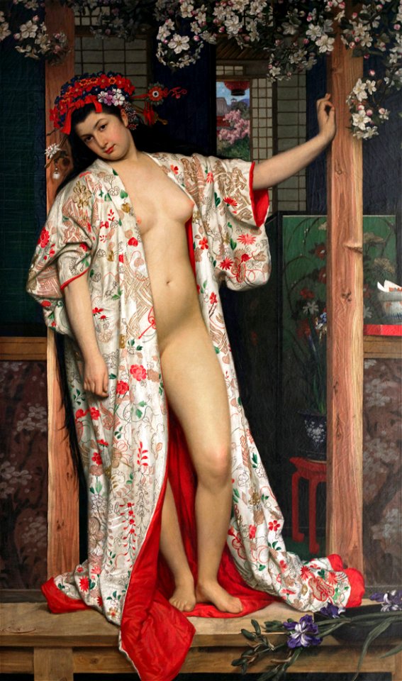 Japonaise au bain James Tissot 1864FXD