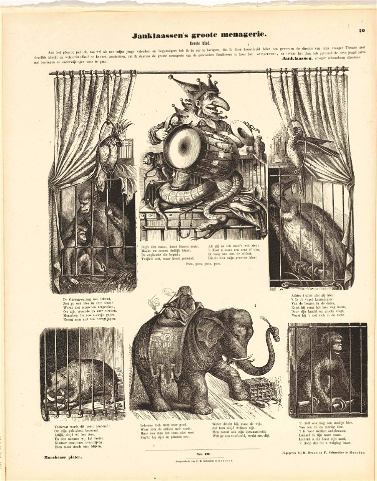 Janklaassen's groote menagerie