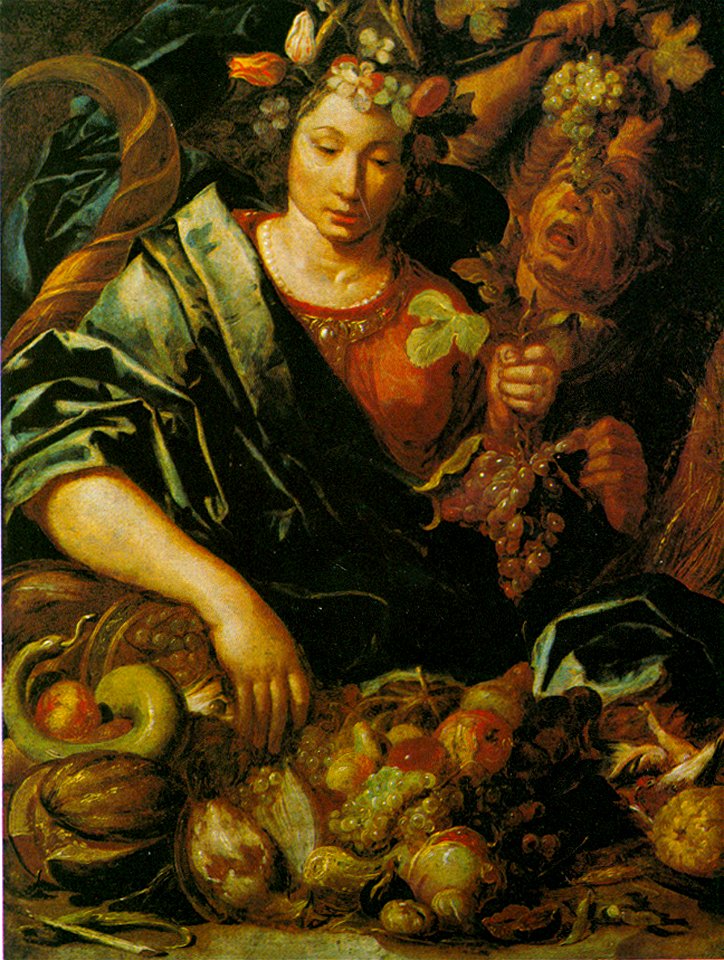 Vertumno y Pomona - Abraham Janssens