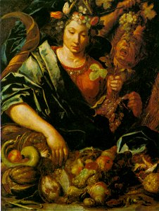Vertumno y Pomona - Abraham Janssens