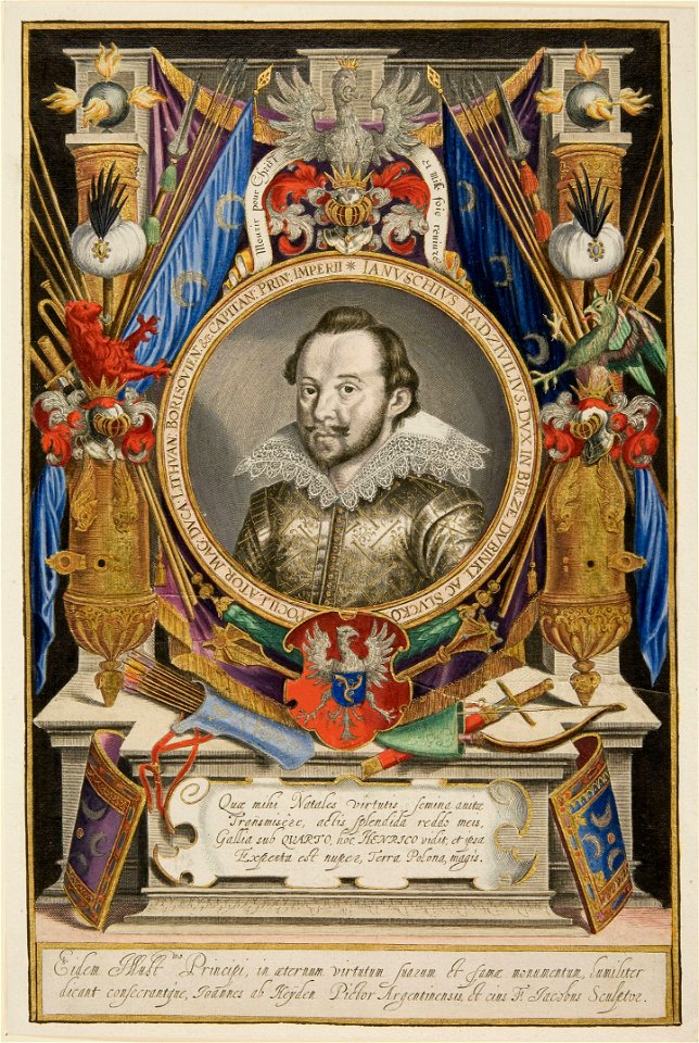 Januš Radzivił. Януш Радзівіл (J. Heyden, 1609)