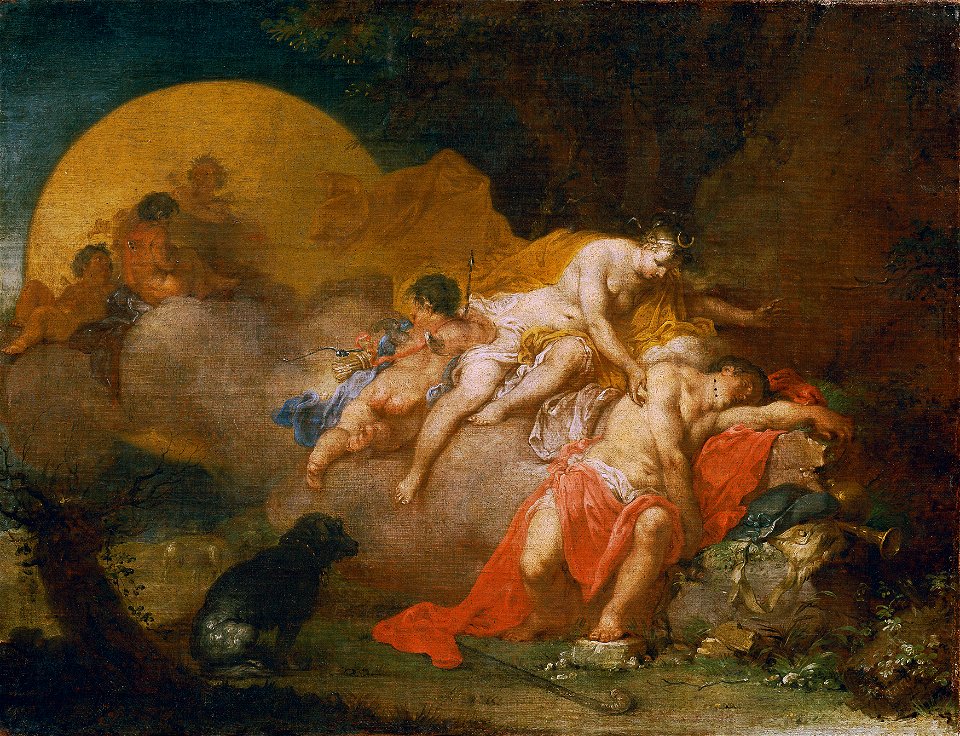 Januarius Zick - Luna und Endymion - 2480 - Österreichische Galerie Belvedere