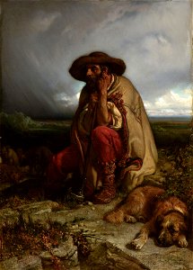 Jaroslav Čermák (1830-1878) - Slovenský bača se psem