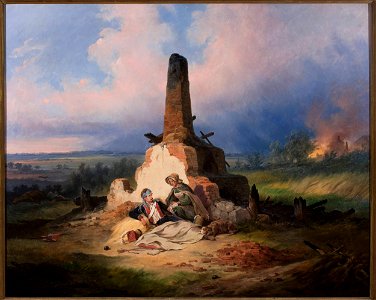 January Suchodolski - Wounded uhlan in 1831 - MP 3814 - National Museum in Warsaw