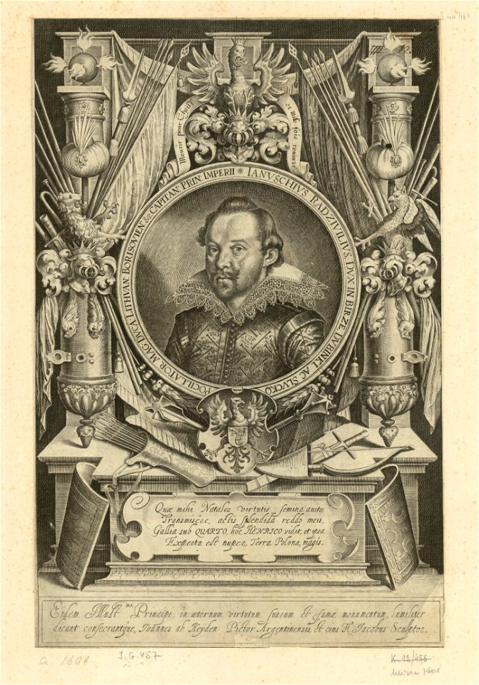 Januš Radzivił. Януш Радзівіл (J. Heyden, 1609) (2)