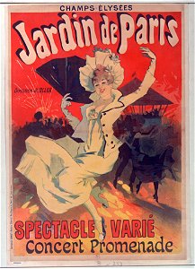 Jardin de Paris, par Jules Chéret