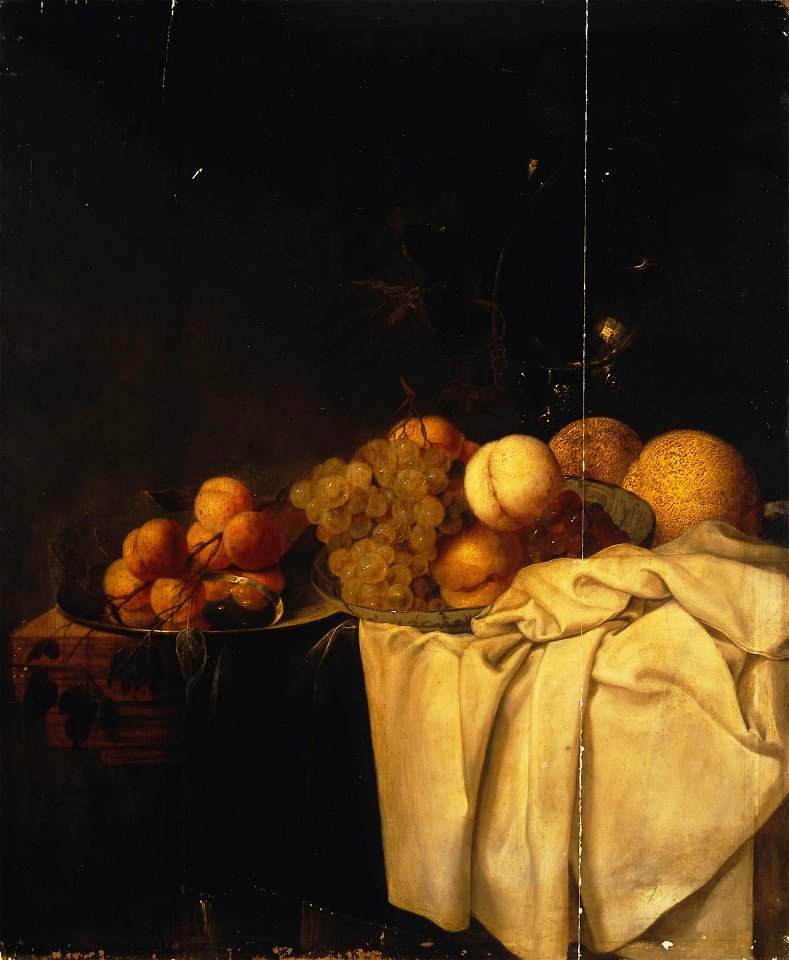 Jasper Geeraards - Dessert (Fruits and Glass of Wine)