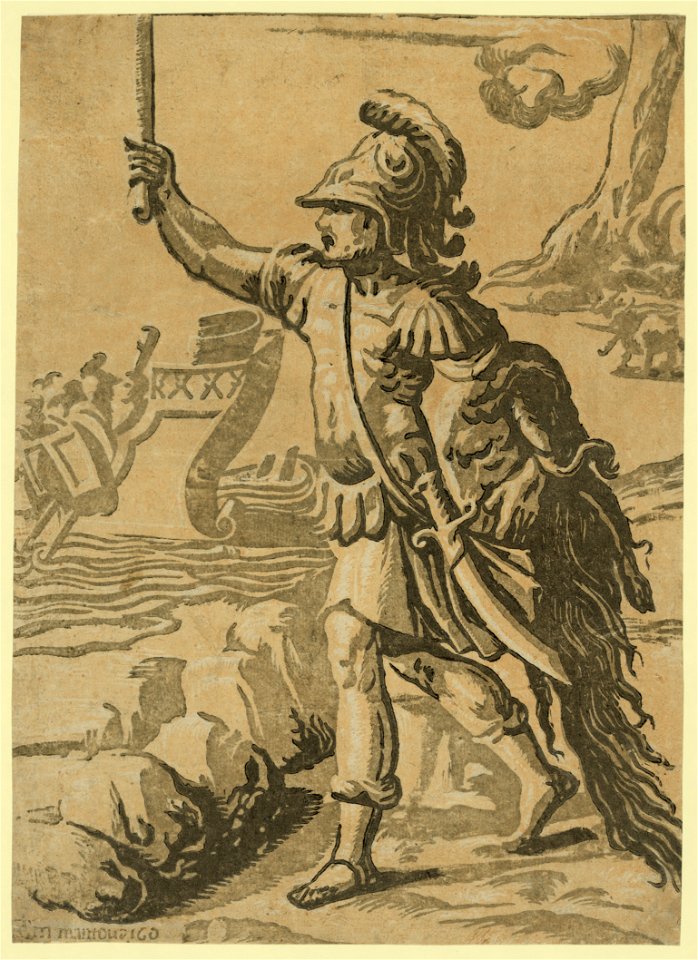 Jason returning with the golden fleece - AA (monogram of Andrea Andreani) in Mantoua 160. LCCN2008678924