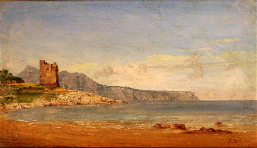 Jasper Cropsey View of Capri. Free illustration for personal and commercial use.
