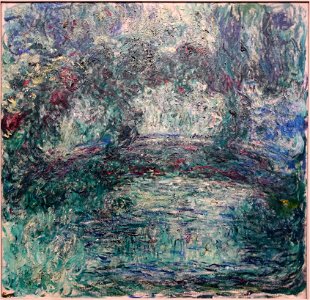 Japanese Bridge over the Water-Lily Pond in Giverny, by Claude Monet, 1920-1924, oil on canvas - Museu de Arte de São Paulo - DSC07355