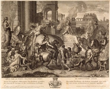 Jean Audran - Alexander the Great Enters Babylonia - Google Art Project