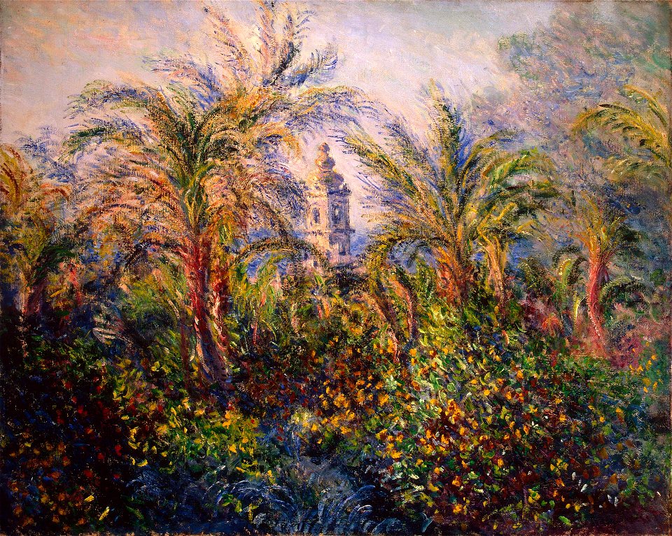 Jardin à Bordighera, impression de matin -- Claude Monet, 1884, Hermitage