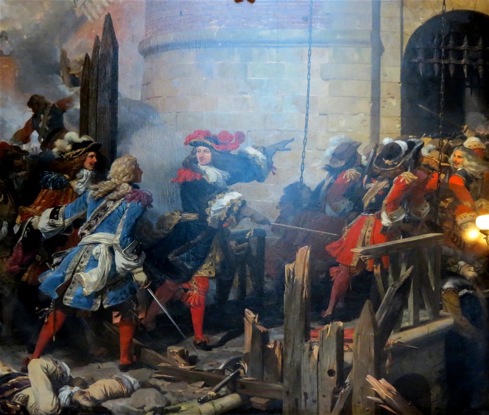 Jean Alaux - Valenciennes pris d'assaut - 1677