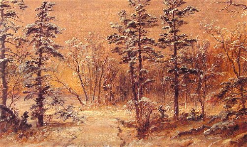 Jasper Francis Cropsey Winter-Woodland