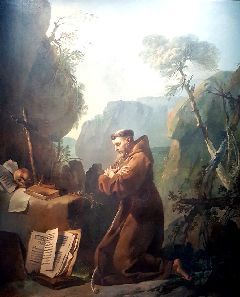 JBM Pierre Saint François méditant dans la solitude