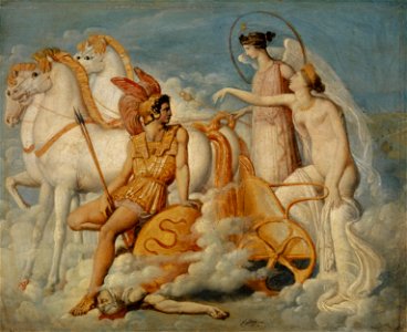 Jean Auguste Dominique Ingres - Venus, Injured by Diomedes, Returns to Olympus