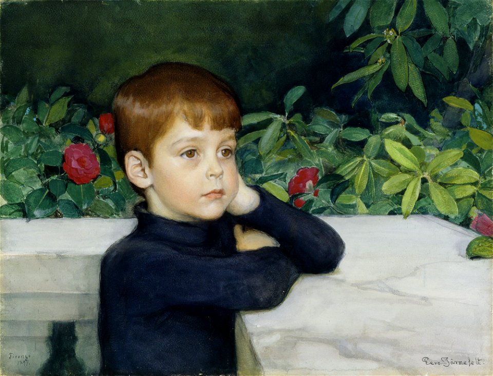 Eero Järnefelt - Portrait of the Artist's Son (Heikki Järnefelt) - Google Art Project
