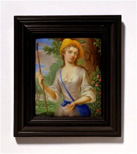 Jean Adam Mathieu - Unknown woman as a herdess - NMB 2524 - Nationalmuseum