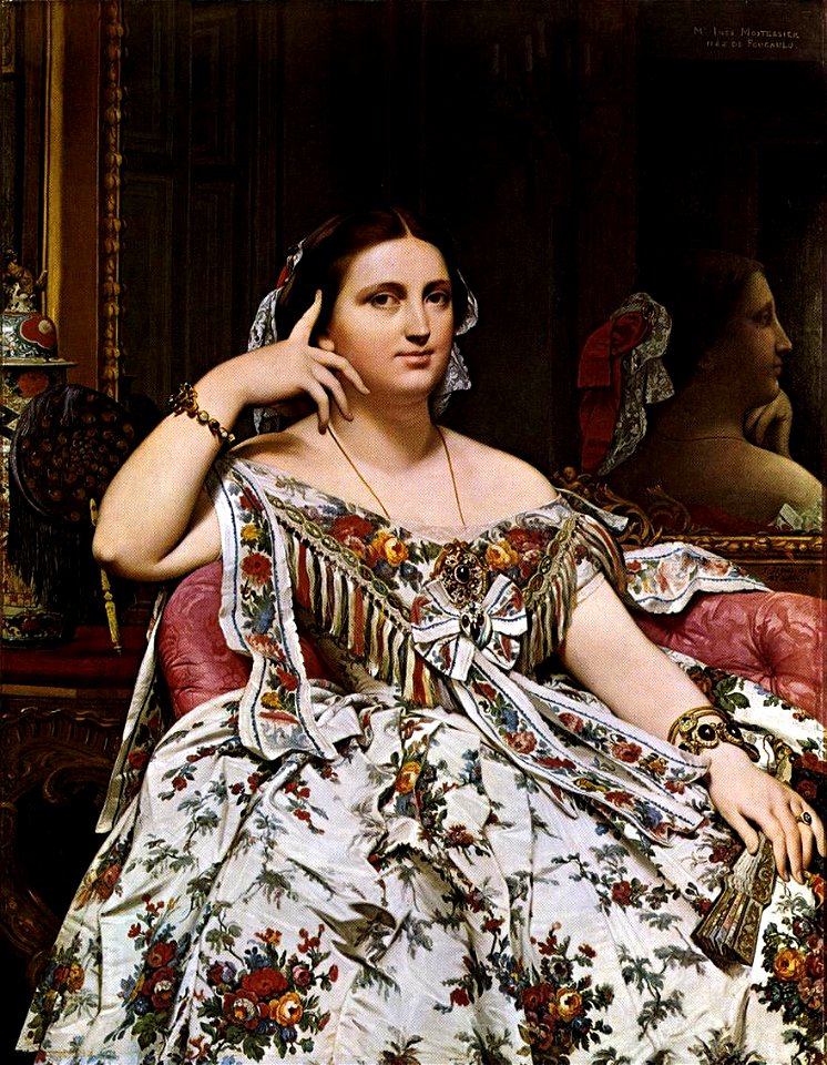 Jean Auguste Dominique Ingres - Madame Moitessier - WGA11853
