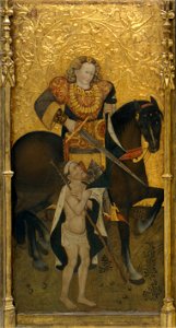 Jaume Ferrer - Saint Martin Sharing his Cloak - Google Art Project