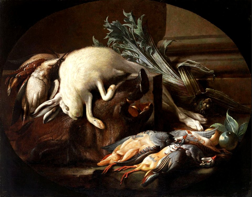 Jaques van de Kerckhove - Stilleven met jachtbuit - 851 - Museum of Fine Arts, Budapest