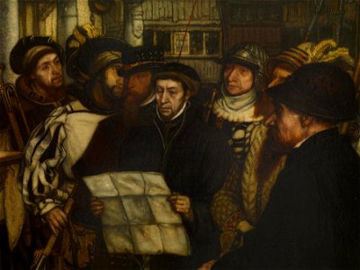 Jean August Hendrik Leys - The Edict-s- of Charles V - Walters 37123 - Detail G