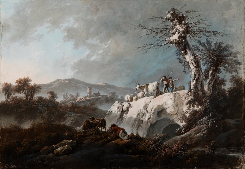 Jean Baptiste Pillement - A Rocky Landscape - 69.209 - Detroit Institute of Arts