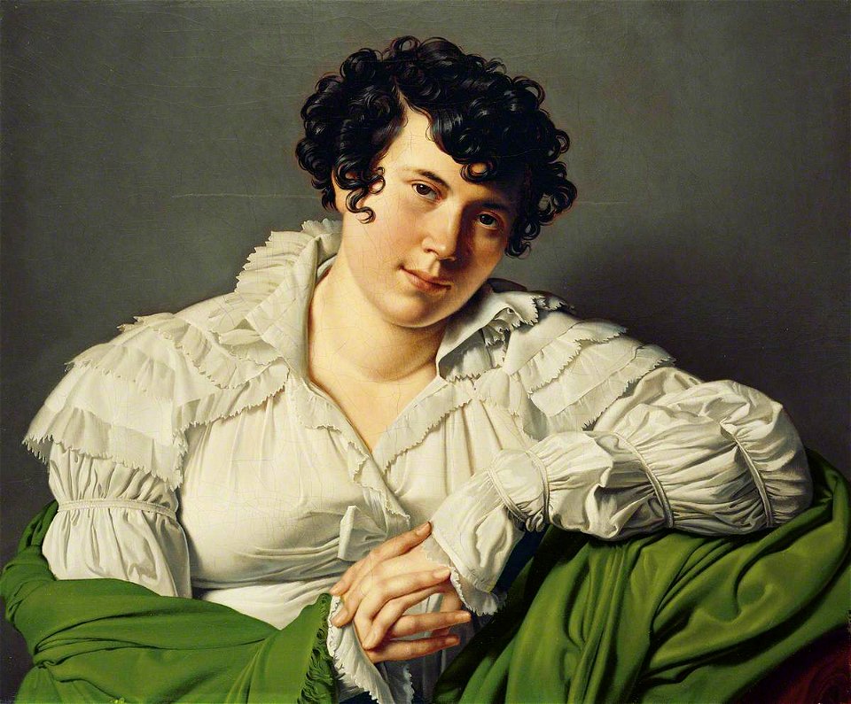 Jean Auguste Dominique Ingres - Portrait of a Young Woman (formerly thought to be Mme de Staël, 1766–1817)