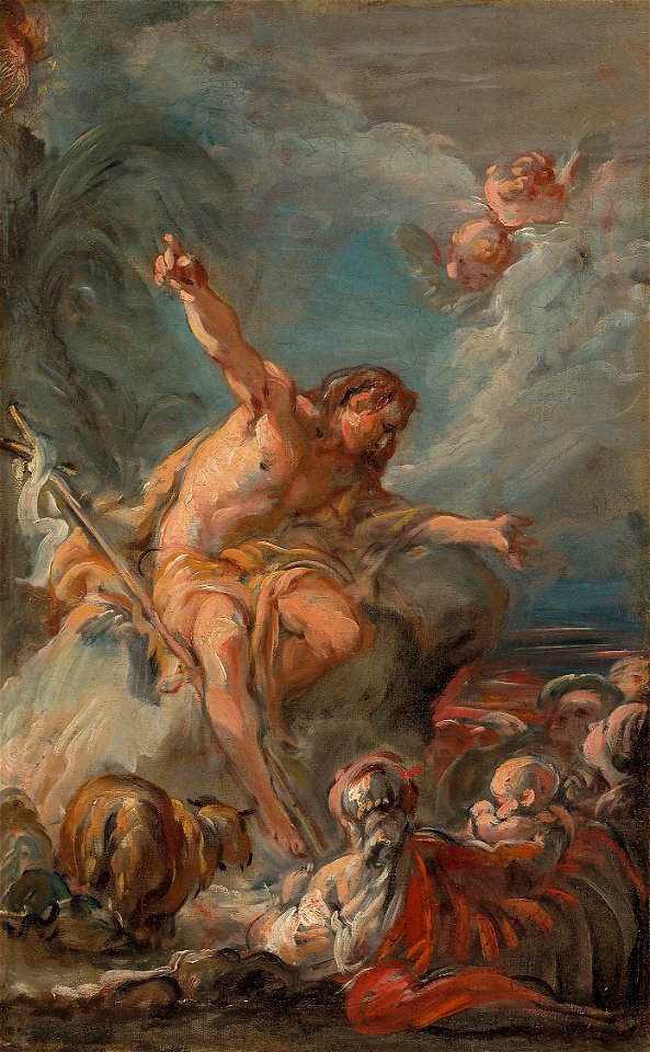 Jean Baptiste Henri Deshays - Saint John the Baptist Preaching in the Desert - 1979.540 - Art Institute of Chicago