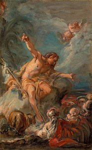 Jean Baptiste Henri Deshays - Saint John the Baptist Preaching in the Desert - 1979.540 - Art Institute of Chicago