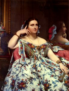 Jean auguste dominique ingres madame paul-sigisbert moitessier