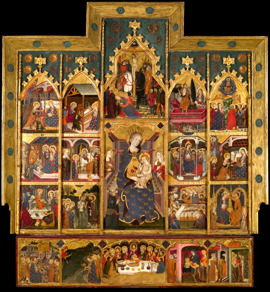 Jaume Serra - Altarpiece of the Virgin - Google Art Project
