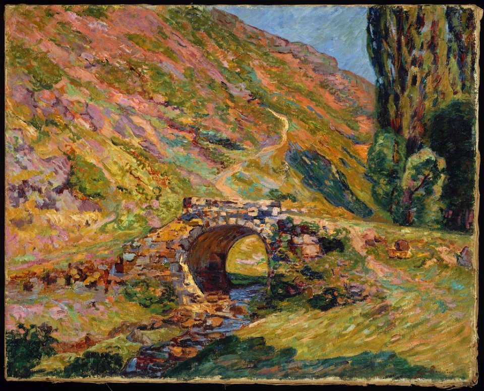 Jean Baptiste Armand Guillaumin - Bridge in the Mountains - 48.560 - Museum of Fine Arts