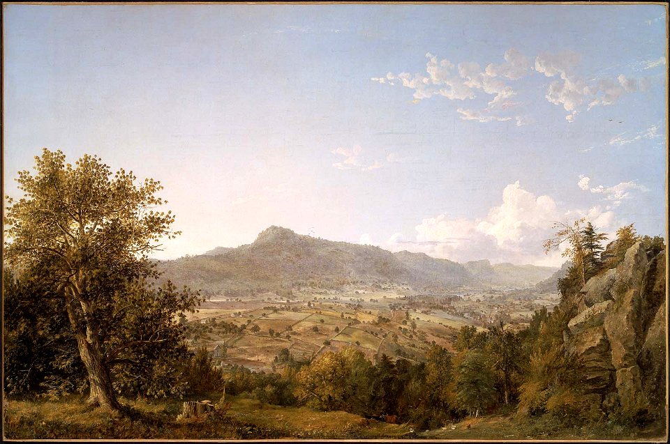 Jasper Francis Cropsey - Schatacook Mountain, Housatonic Valley, Connecticut - WGA5806