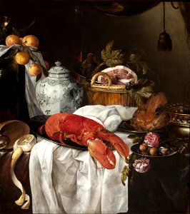 Jasper Geeraerts - Pronk still life with lobster